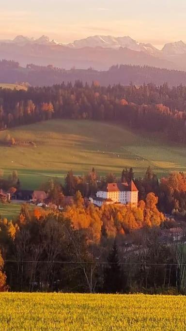 Ferienwohnung Auf Bauernhof Mit Hotpot Und Sauna Sumiswald Dış mekan fotoğraf